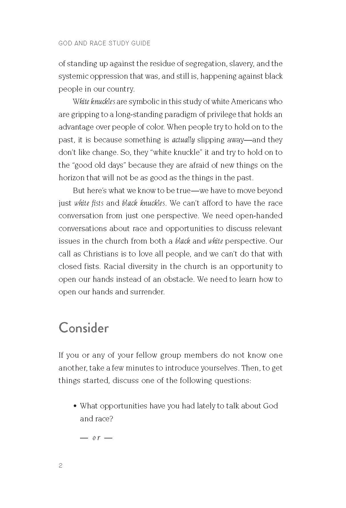 God and Race Bible Study Guide plus Streaming Video: A Guide for Moving Beyond Black Fists and White Knuckles - Image 5