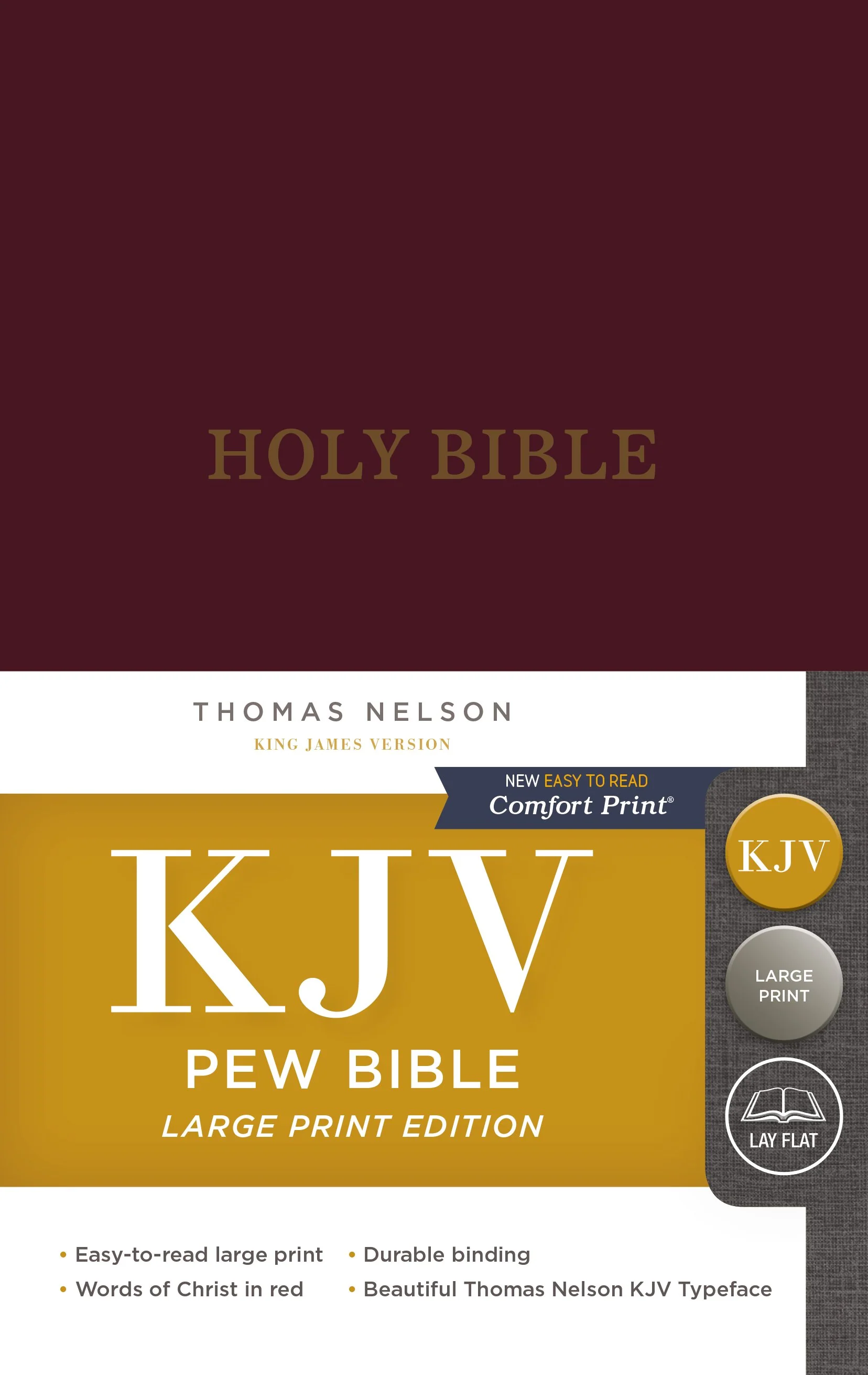 KJV, Pew Bible, Large Print, Red Letter Edition, Comfort Print: Holy Bible, King James Version - Image 12