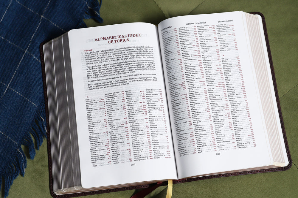 KJV, Thompson Chain-Reference Bible, Handy Size, Red Letter, Comfort Print - Image 18