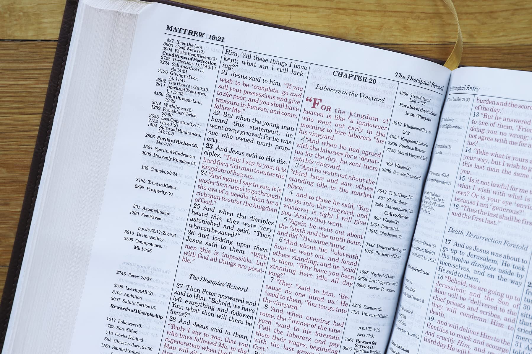 NASB, Thompson Chain-Reference Bible, Red Letter Edition, 1977 Text - Image 33