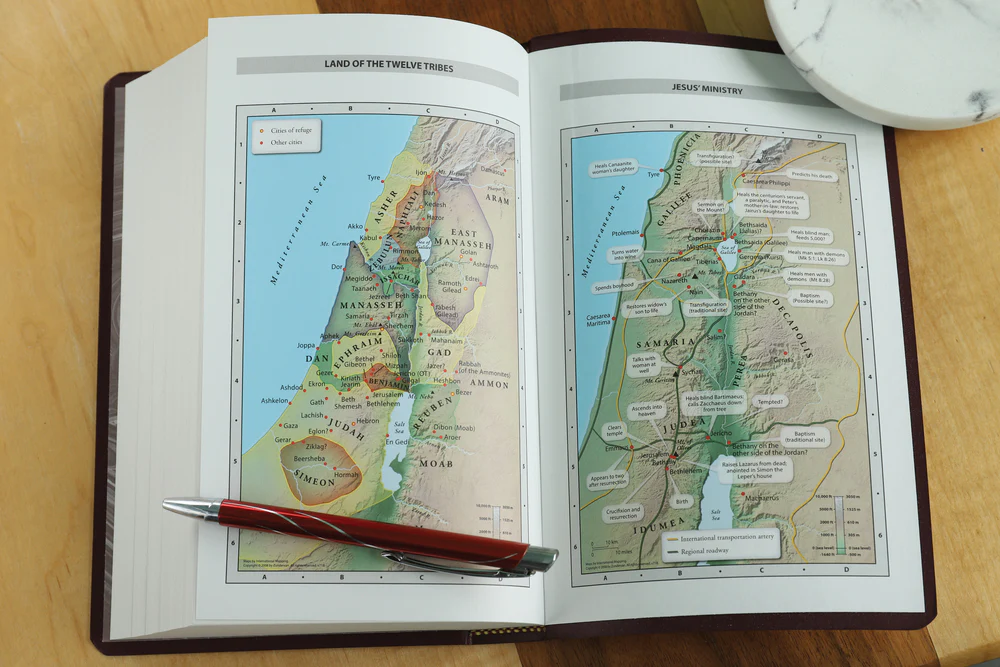 NIV, Gift and Award Bible, Leather-Look, Red Letter Edition, Comfort Print - Image 24