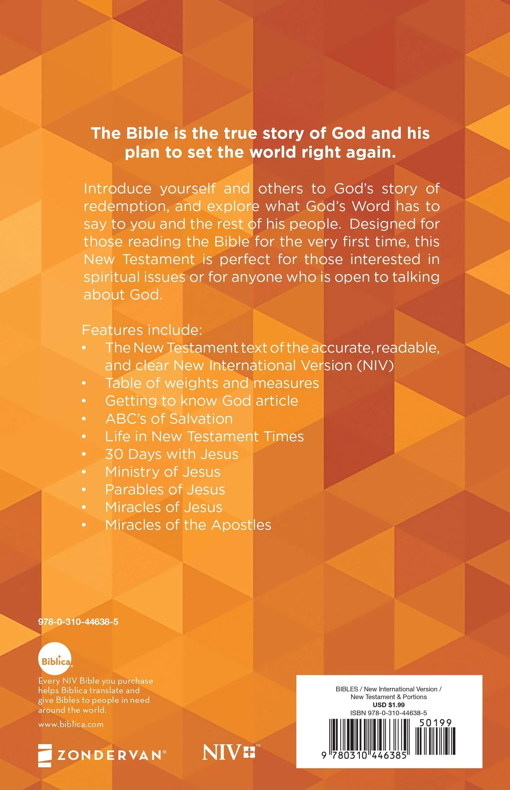 NIV, Outreach New Testament for Kids, Paperback - Image 22