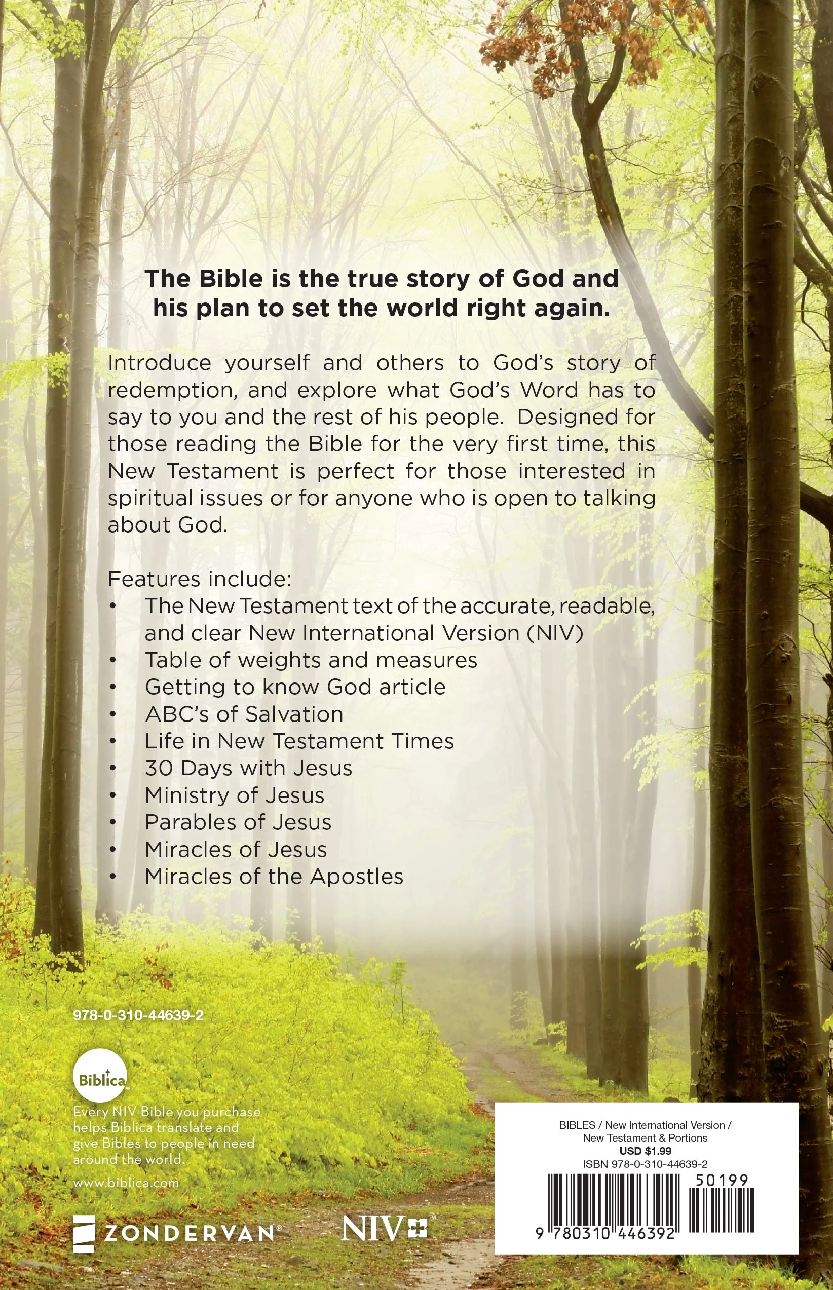 NIV, Outreach New Testament for Kids, Paperback - Image 37