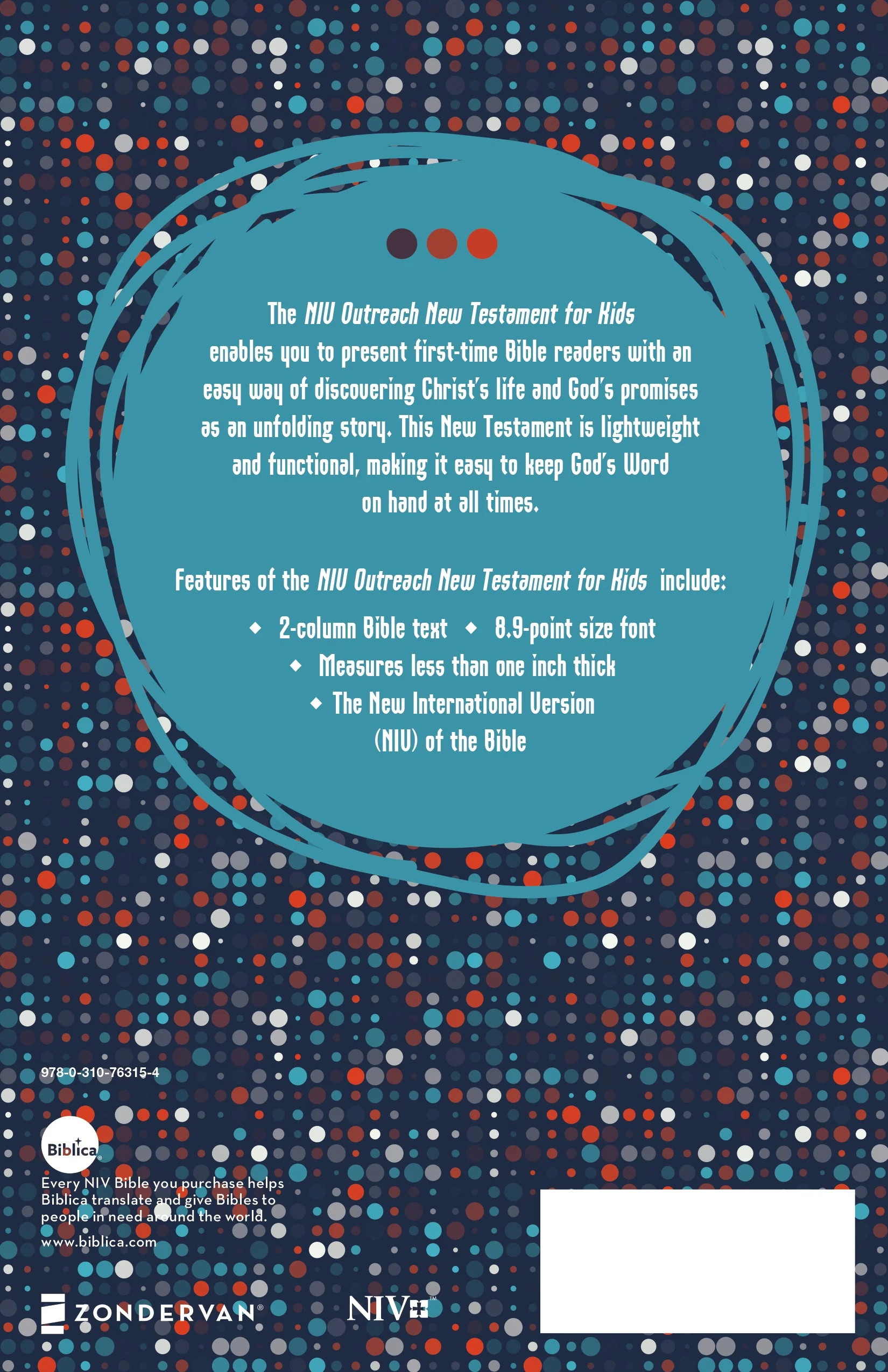 NIV, Outreach New Testament for Kids, Paperback - Image 54