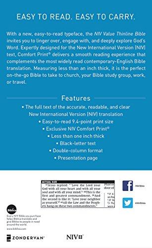 NIV, Value Thinline Bible, Comfort Print - Image 12
