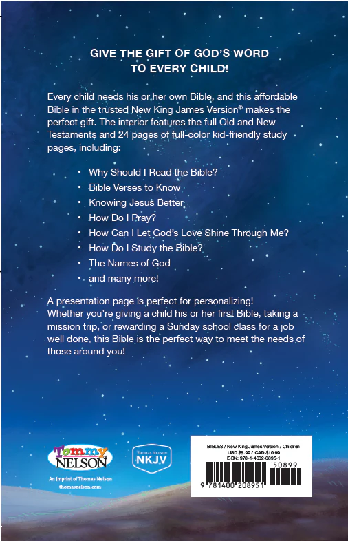 NKJV, Children's Outreach Bible, Softcover, Comfort Print: Holy Bible, New King James Version - Image 3