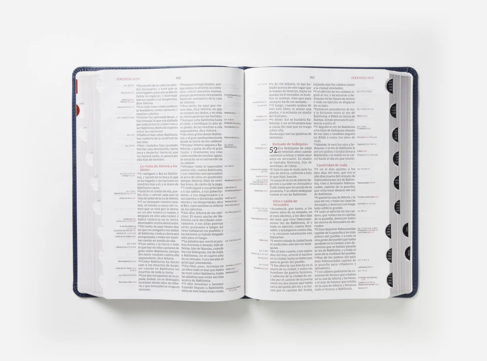 Reina Valera Revisada Biblia de Referencia Thompson, Palabras de Jesús en Rojo - Image 27