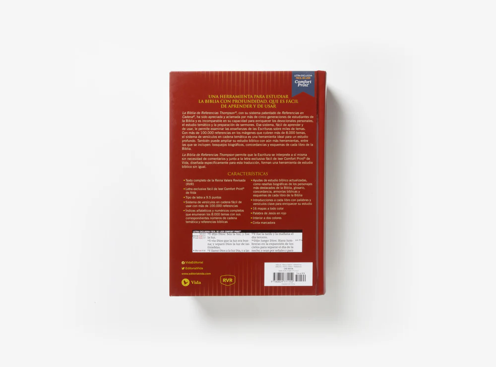 Reina Valera Revisada Biblia de Referencia Thompson, Palabras de Jesús en Rojo - Image 6
